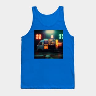 Cyberpunk Tokyo Ramen Food Truck Tank Top